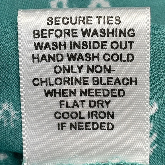 Elle Sleeveless Floral Blouse Back Keyhole Opening with Tie M - Picture 13 of 15